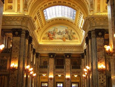 Hall of Lost Steps<br> located in the Legislative Palace in  Montevideo Uruguay