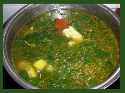 A yummy Vegetable soup for a cold  day